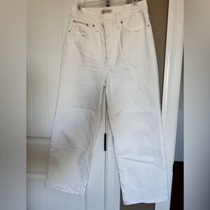 Madewell Women's White Ankle & Cropped Jeans sz 29 short